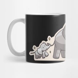 Happy Mommy Elephant Mug